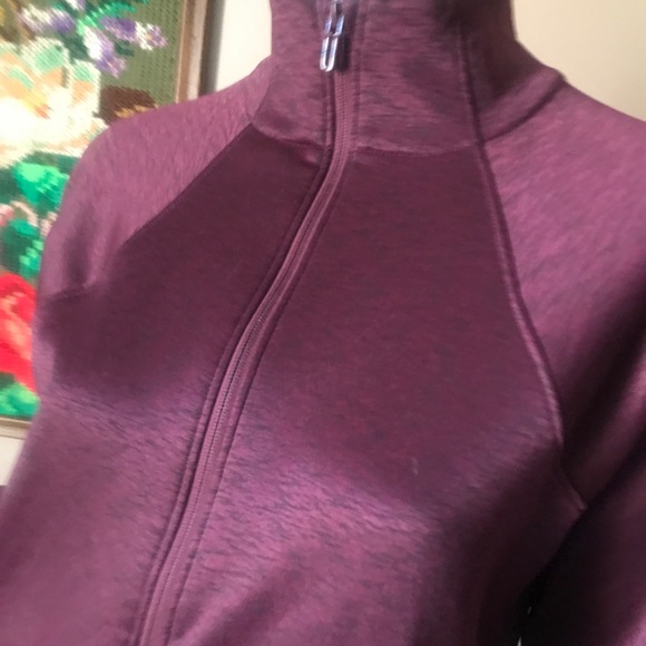 Under Armour ColdGear Women’s Medium Full Zip Fleece Jacket Mock Neck Red - Picture 3 of 16